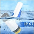 thumbnail image 4 of Electric Spin Scrubber with No-Rinse Spray, IPX7 Waterproof, 6 Brush Heads & Rechargeable Battery, 4 of 7