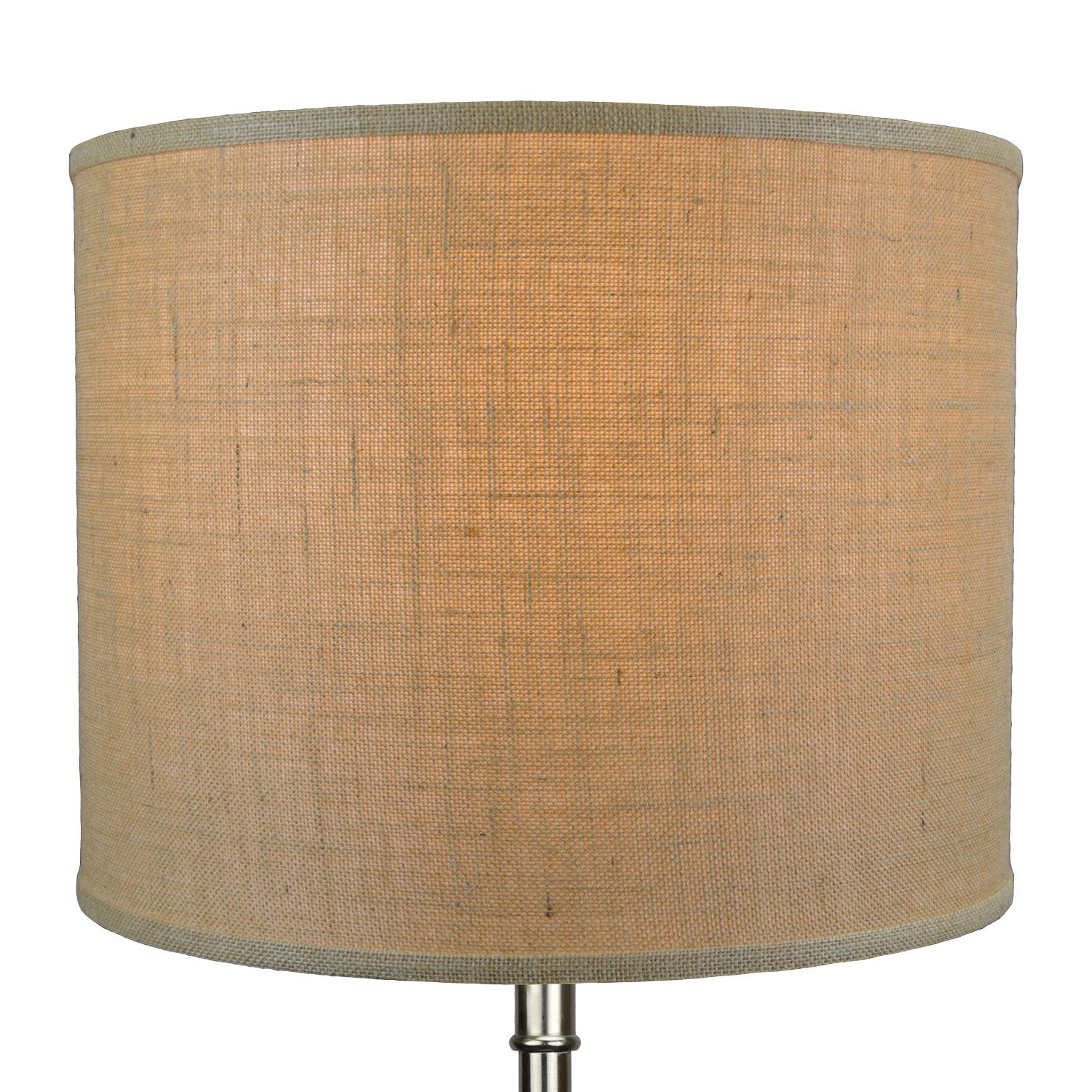 Fenchel Shades | 18" Top Diameter x 18" Bottom Diameter x 14 Height, (Washer/Spider Attachment) Drum Lamp Shade - (Burlap Natural)