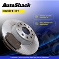 thumbnail image 4 of Kit de frenos AutoShack trasero de 295 mm con pastillas cerámicas, 4 of 7