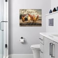 thumbnail image 5 of Farmhouse Chicken Wall Art Country Rooster God Says You Are Wall Decor Vintage Barn Picture Canvas Prints Framed Modern Artwork For Home Living Room Bedroom Bathroom Kitchen 16"x12", 5 of 6