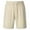 Beige, variant on Youmylove Mens Shorts Versatile Fashion Men's Casual Shorts Solid Color Simple Style Corduroy Sweatpants Stylish Comfy Short
