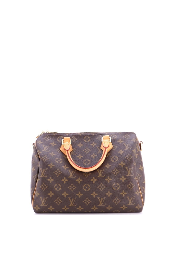 Pre-Owned Speedy Handbag Monogram Canvas 30 By Rebag
