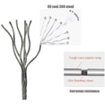 thumbnail image 4 of VONTER Retractable Clothesline Indoor Clothes Lines retracting | Heavy Duty for Drying Laundry line|Wall Mounted Stainless Steel 13.8Feet(one line, Black), 4 of 7