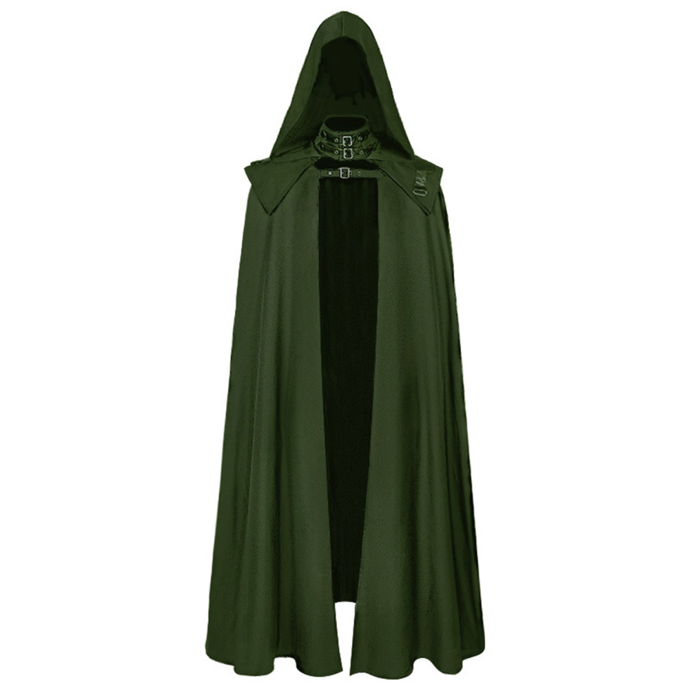 Halloween Medieval Cloak Steampunk Cape Realistic Cosplay Costume Cloak