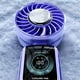 thumbnail image 4 of Ventilador portátil de alta velocidad con turbina de hielo de refrigeración digital 2025 - 4 colores, ventilador plegable de sobremesa y mástil, viento fuerte, USB recargable, refrigeración portátil, 4 of 9