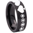 thumbnail image 6 of Poker Tungsten Carbide Ring, 6 of 9
