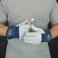 thumbnail image 2 of Pip Lthr Palm Gloves,Cowhide,Blu/Gray,S,PK12 IC65/S, 2 of 6