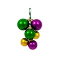 thumbnail image 6 of Red Flocked Grape Cluster Christmas Ornaments, Velvet Ball Hanging Pendant, for Xmas Tree Holiday Decor, 6 of 6