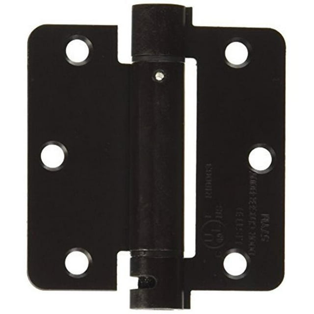 3.5 x 3.5 x 0.25 in. Spring Hinge Steel - Oil Rubbed Bronze