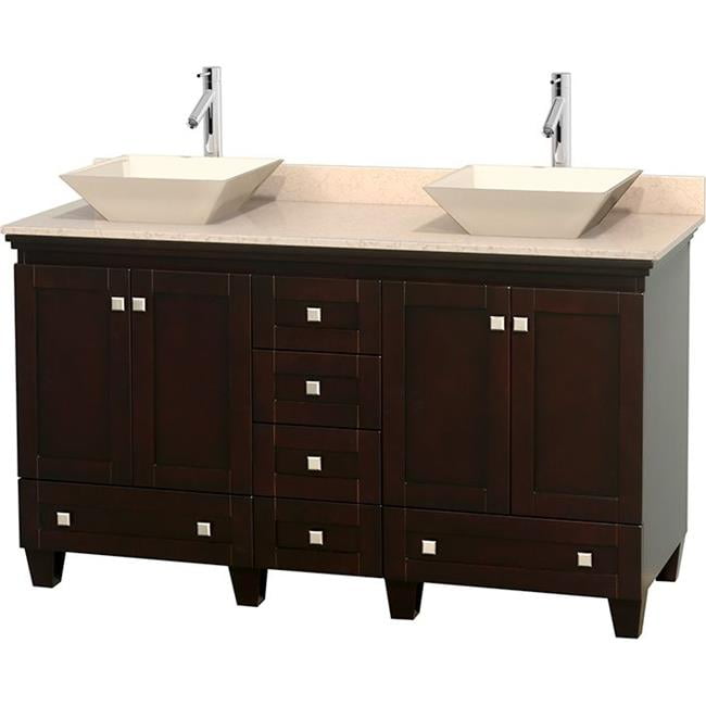 Wyndham Collection Berkeley 72 inch Double Bathroom Vanity in White, No