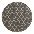 thumbnail image 2 of Unique Loom Outdoor Trellis Collection Area Rug (10' 8" Round Black/Ivory), 2 of 6