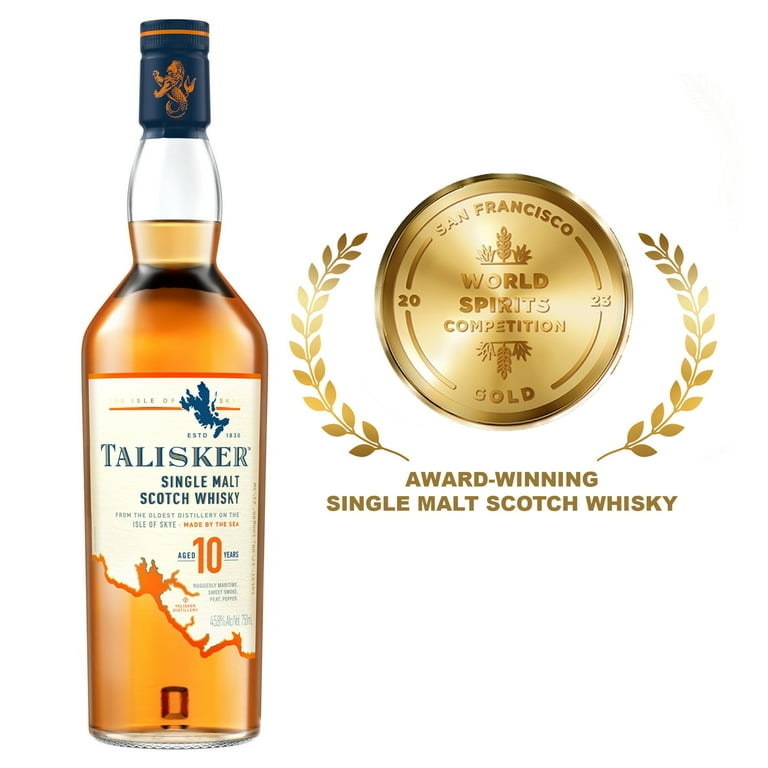 TALISKER SIGNAL MALT SCOTCH WHISKY 10年 Talisker 10 Year Single Malt Scotch | Total Wine & More