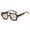 Coffee4 - 14.5cm, variant on Forestwhale Retro Hexagonal Thick Frame Sunglasses for Men Women 70s Vintage UV400 Protection Shades Square Sun Glasses for Cycling Driving & Daily Outfits