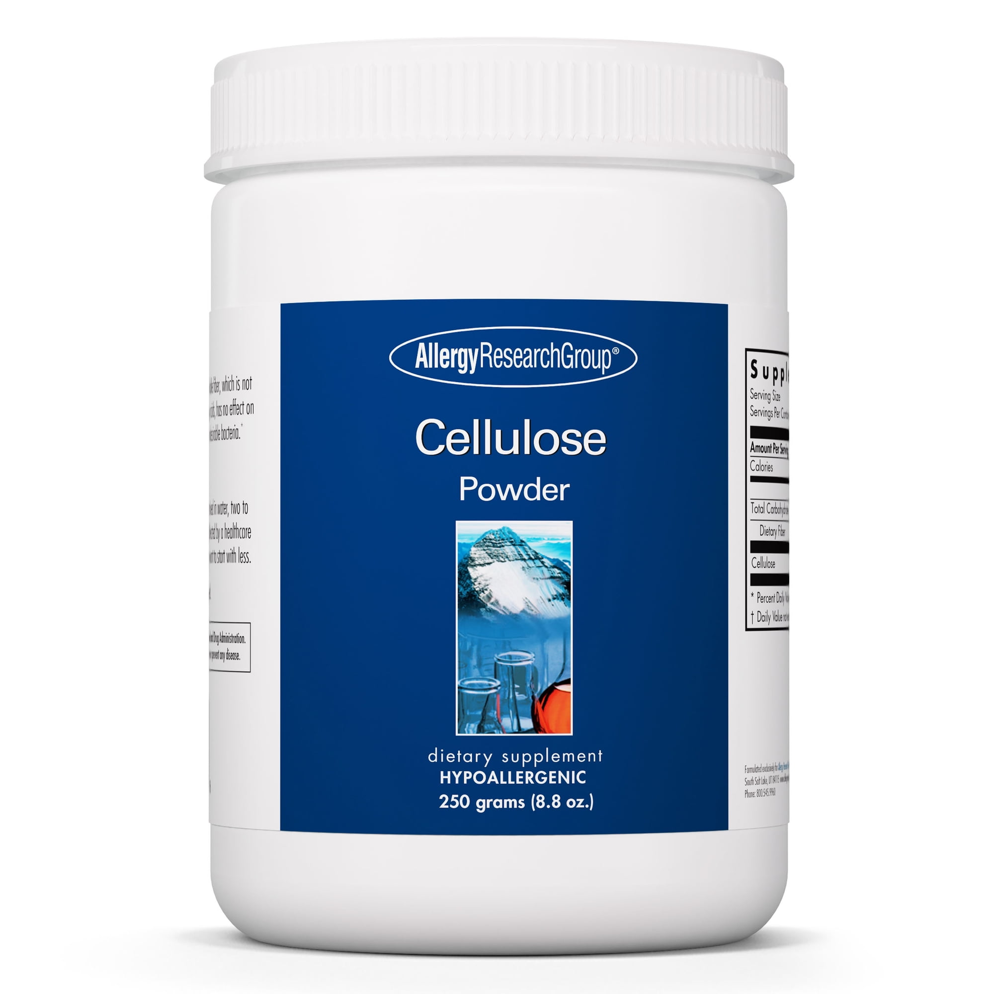 Allergy Research Group Cellulose Powder Insoluble Fiber, Colon