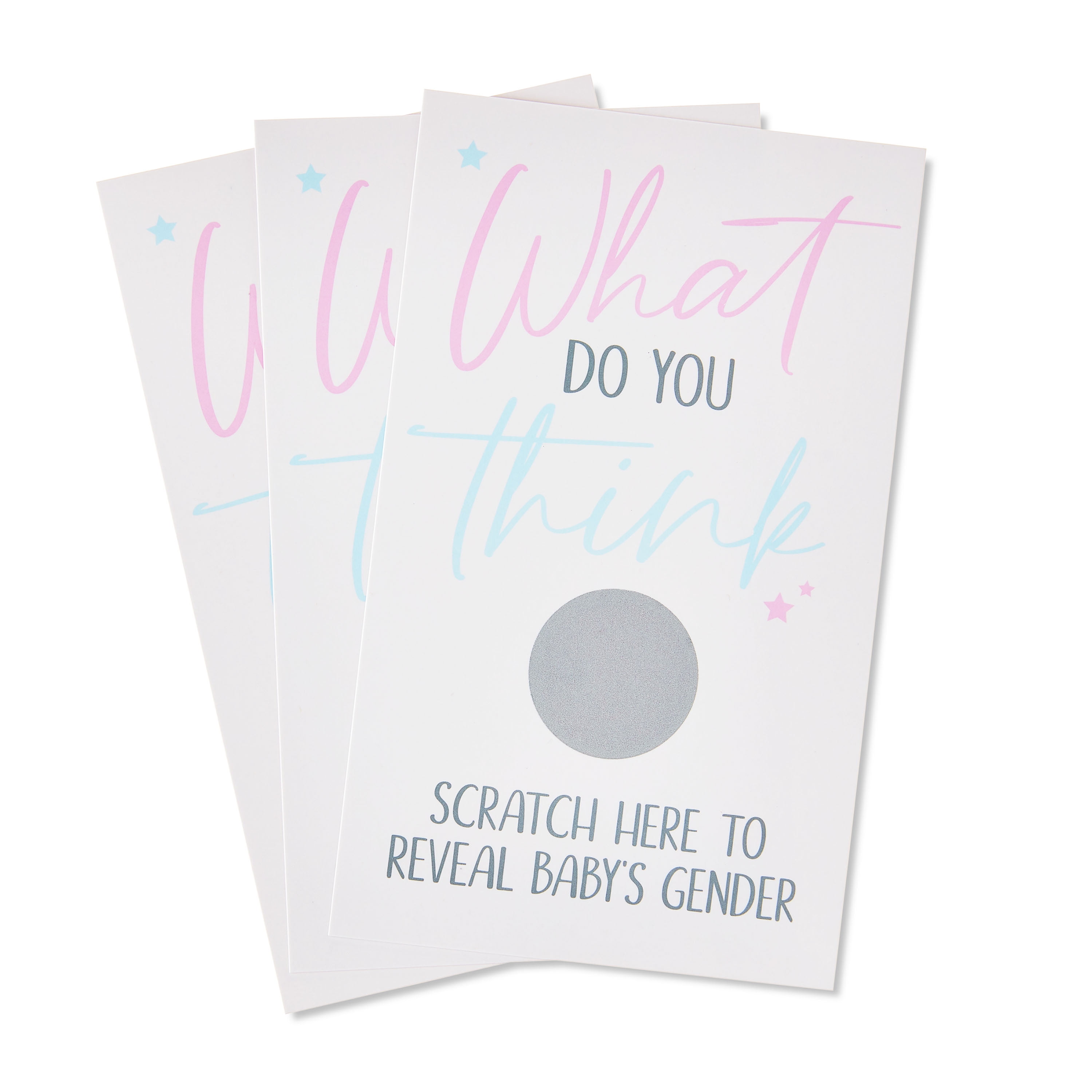 Girl Gender Reveal Scratch Offs, 10 Count, by Way To Celebrate