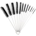thumbnail image 1 of Apuakthei - Juego de 12 cepillos de limpieza para botellas, cepillos de nailon para tubos de ensayo, boquillas de tetera, pajitas de limpieza, color negro, 1 of 5