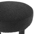 thumbnail image 6 of Modway Toulouse Boucle Fabric Bar Stool in Black Black, 6 of 9