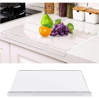 Austok Acrylic Cutting Board for Kitchen, Clear Cutting Board with Lip Edge  Reusable Cutting Board Rectangle Chopping Board Clear Countertop Protector