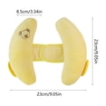 thumbnail image 4 of CofeeMO Banana Shape Car Neck Pillow Soft Head Neck Support Pillow for Car Seat Travel Neck Pillow for Driving, 4 of 6