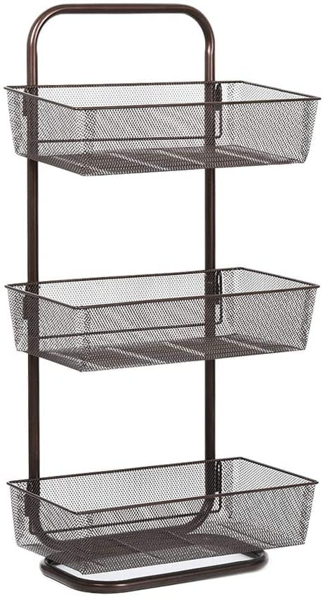 Details about   Simple Houseware Over The Door 11 Hook Organizer Rack with Basket Storage Chrom 