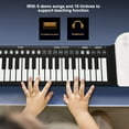 thumbnail image 2 of Keenso 49 Keys Piano Toy, Rolling Up Piano, For Learning Beginners Playing Children Gift, 2 of 8