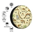 thumbnail image 4 of Rateoe Cartoon Dinosaurs Pattern Tire Cover Wheel Protectors Weatherproof Wheel Covers Universal Fit for Trailer Rv SUV Truck Camper Travel Trailers Accessories-14 inch, 4 of 6
