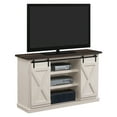 thumbnail image 3 of Twin Star Home Terryville Barn Door TV Stand for TVs up to 60", Old White, 3 of 11