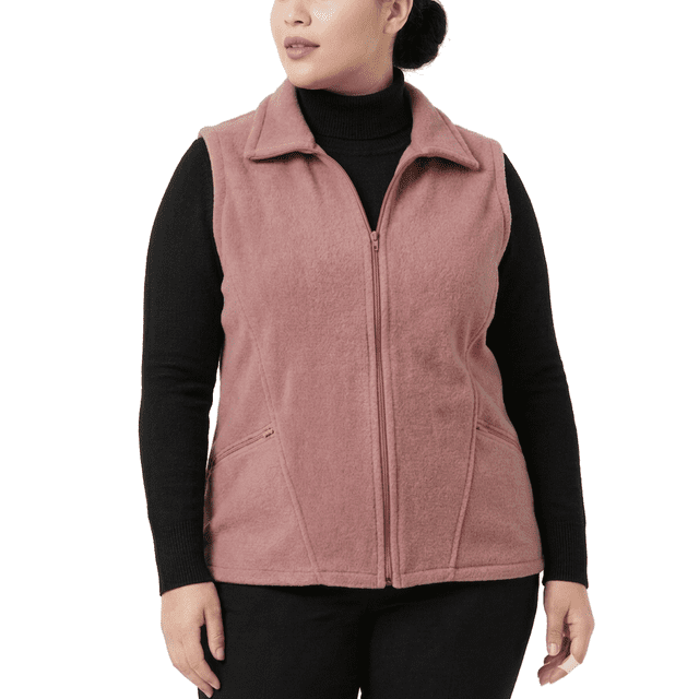Chaleco Nashly Cierre En Bolsa Mujer De Polar