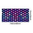 thumbnail image 3 of Kbndieu Microfiber Beach Towel Super Lightweight Colorful Bath Towels Sandproof Beach Blanket Multi-purpose Towels for Travel Swimming Pool 30x60 Inch Summer Savings Clearance, 3 of 4