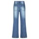 thumbnail image 5 of Gibobby Jeans pantalones de mujer Pantalones vaqueros holgados de cintura alta para mujer, pantalones vaqueros rectos de pierna ancha, pantalones holgados informales(Azul,G), 5 of 5