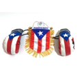 thumbnail image 3 of Set de bandera de coche y guantes de boxeo Banner PRK 14 de Puerto Rico, 3 of 8
