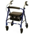 thumbnail image 1 of ProBasics Junior Rollator with Loop Brakes and Pouch (Blue) By Brand ProBasics, 1 of 1