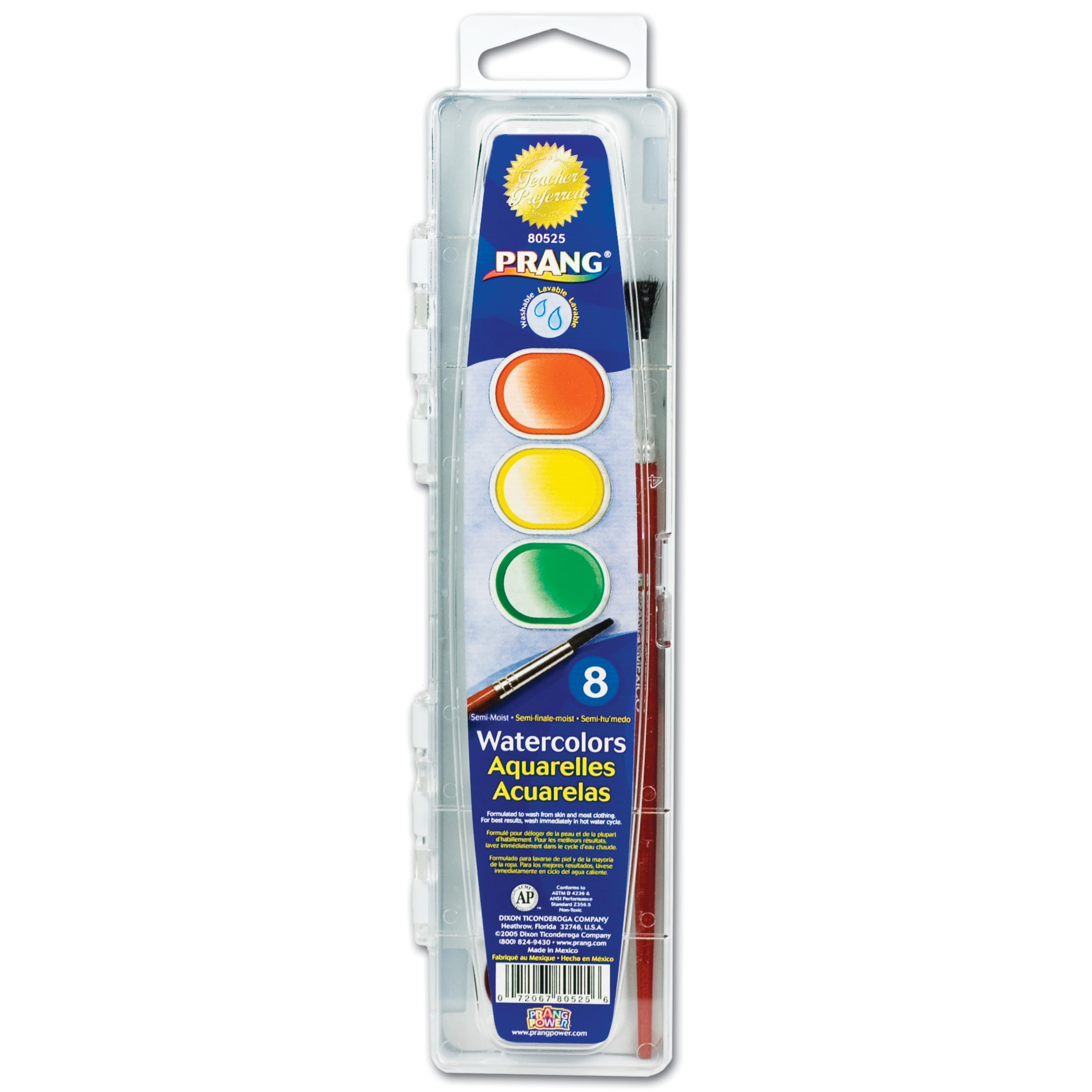 Prang 3.62 oz Multi-color Matte Watercolor Art Paint (9 Pieces)