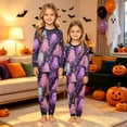 thumbnail image 7 of Halloween Pajamas, Pastel Tie Dye Matching Family Pajamas Pink Purple Ghost Print Long Sleeve Two Piece Pajama Set Soft Sleepwear Nightwear Loungewear Girly Casual Photos, 7 of 7