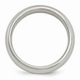 thumbnail image 2 of Solid Titanium Men's 6mm Plain Classic Wedding Band Ring Comfort-Fit Size 6, 2 of 7