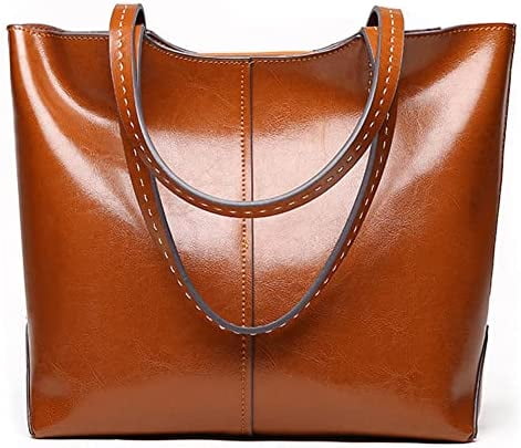 CoCopeanut Hobo Tote Bag for Women Soft Faux Leather Shoulder Bag Retro  Satchel Zipper Closure Handbag Large Capacity Purse