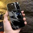 thumbnail image 2 of Funda de teléfono de Anime para Apple iPhone 16, 15, 14 Plus, 13, 12, 11, iPhone 16, iPhone 13 Pro Max, X, Xs, XR, 8, 7, cubierta dura mate plateada, 2 of 5