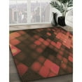 thumbnail image 2 of Ahgly Company Indoor Round Patterned Red Fox Red Area Rugs, 7' Round, 2 of 6