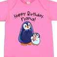 thumbnail image 4 of Inktastic Happy Birthday, Nana Cute Penguins Boys or Girls Baby Bodysuit, 4 of 5