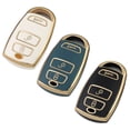 thumbnail image 3 of Tpu Car Key Case Cover Shell Fob Holder Keychain Protector Accessories For Kia White Mingyiq, 3 of 3