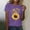 02 Purple, variant on YueHuiYing Women's Floral Graphic Tees Short Sleeve Casual T-Shirts Boho Style Cute Summer Loose Fit Tops