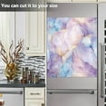 thumbnail image 3 of Yayeee Magnetic Dishwasher Cover for The Front Decoration Home Kitchen Machine Sticker Protector, Purple Marble Pattern, 3 of 6