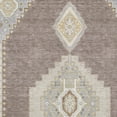 thumbnail image 3 of HomeRoots 679612 10 x 14 ft. Taupe Beige & Ivory Oriental Washable Machine Made Rectangle Area Rug with UV Protection, 3 of 9