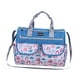 thumbnail image 2 of Bolsa de pañales, bolso de viaje para mamá, impermeable, con múltiples bolsillos exteriores, multifuncional, de gran capacidad, portátil para mamá Azul S, 2 of 9