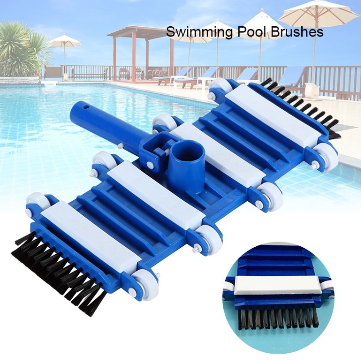 14 Inch Swimming Pool Vacuum Head, Flexible Cleaning Supplies with Side