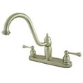 thumbnail image 1 of Kingston Brass KB1118BLLS 8 Inch Center Kitchen Faucet - Satin Nickel, 1 of 1