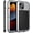 Silver, variant on Compatiable with iPhone 15 Case,360 Full Body Protective Cover Heavy Duty Shockproof Tough Armour Aluminum Alloy Metal Case with Silicone Built-in Screen Protector