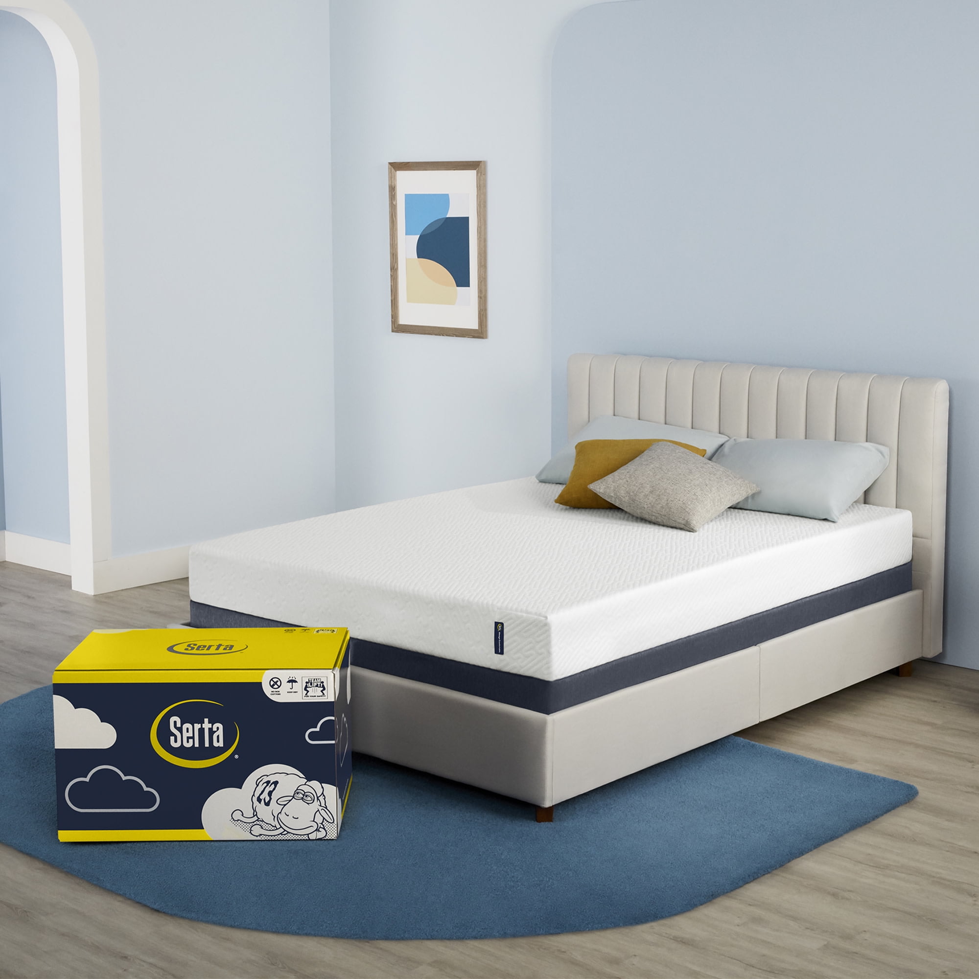Serta For Ewe 7" Medium Firm Memory Foam Mattress -Full