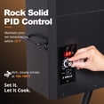 thumbnail image 3 of Z GRILLS Upgrade 567 Sq.in Cooking Area Wood Pellet Grill & Smoker 8 in 1 BBQ Smoker with PID Controller, 10 Lbs Hopper, Storage Shelf for Outdoor BBQ, 3 of 14