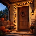 thumbnail image 6 of SLYNSHome Fall Maple Leaf String Lights, LED Orange Black Artificial Leaf Garland For Mantel Stairway Indoor Outdoor Halloween Thanksgiving Holiday Decor, 6 of 8